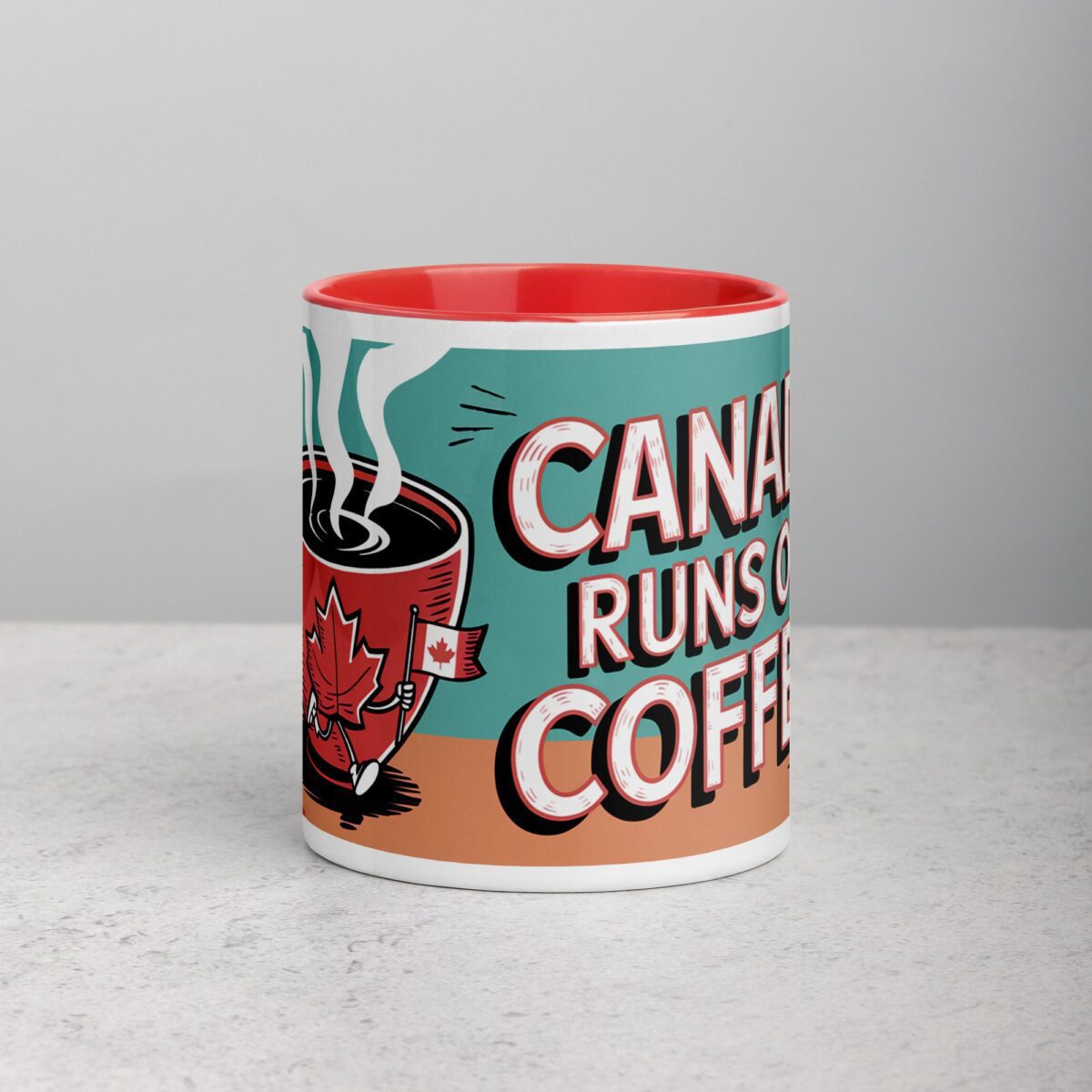 Canada Runs on Coffee Mug - Image 7