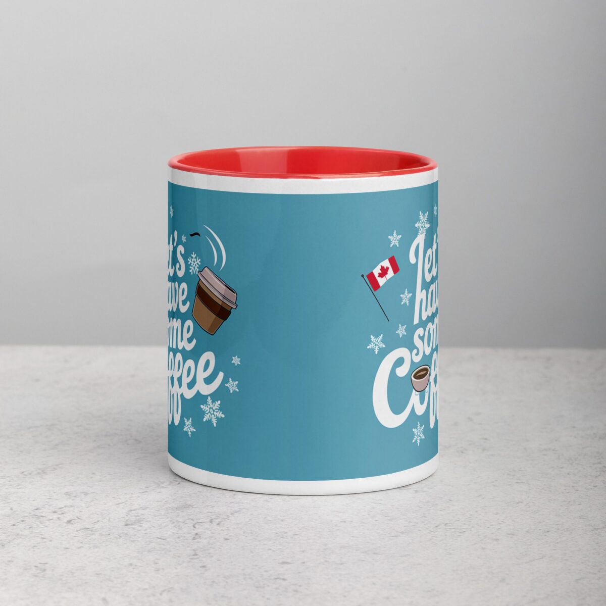 Let's Have Some Coffee Canada Day Mug - Image 7