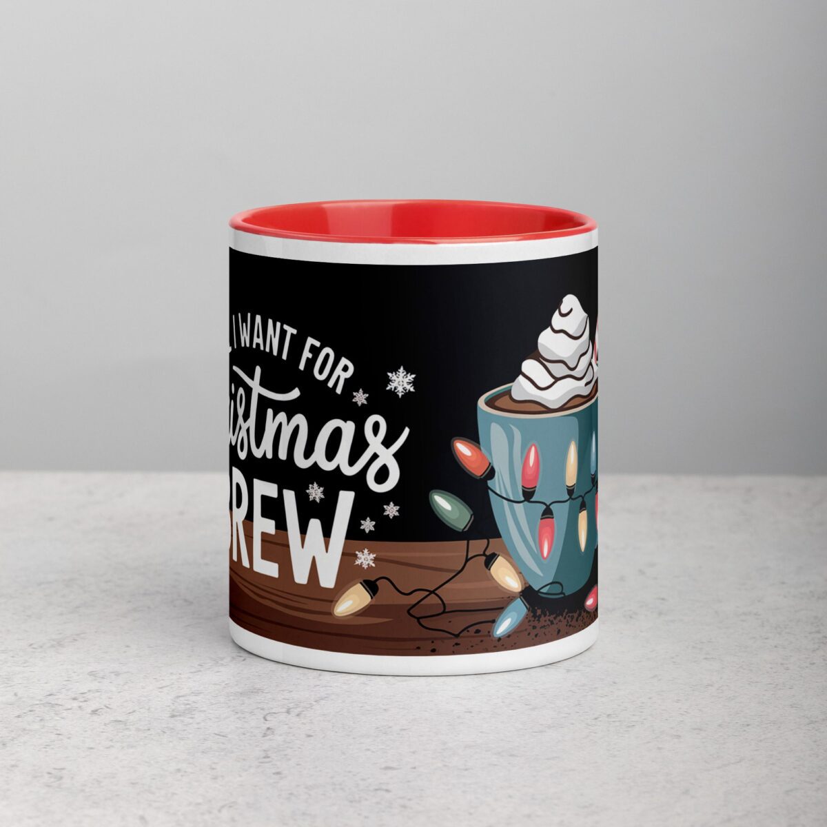 All I Want for Christmas is Brew Coffee Mug - Image 7