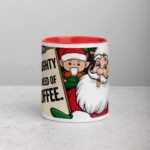 Naughty, Nice, and In Need of Coffee Christmas Mug - Image 7