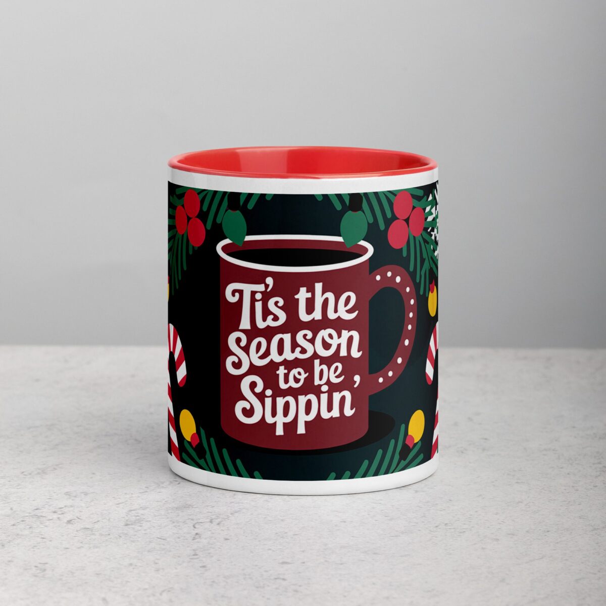 Tis the Season to Be Sippin Christmas Mug - Image 7