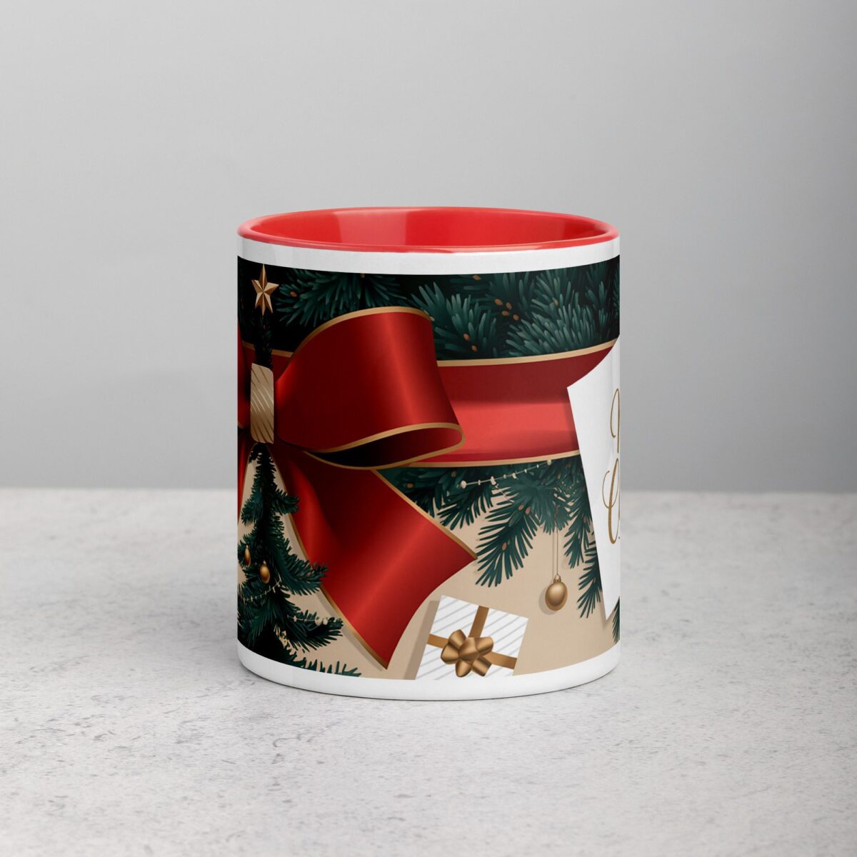 Merry Christmas Sophisticated Coffee Mug & Tea Cup - Image 7