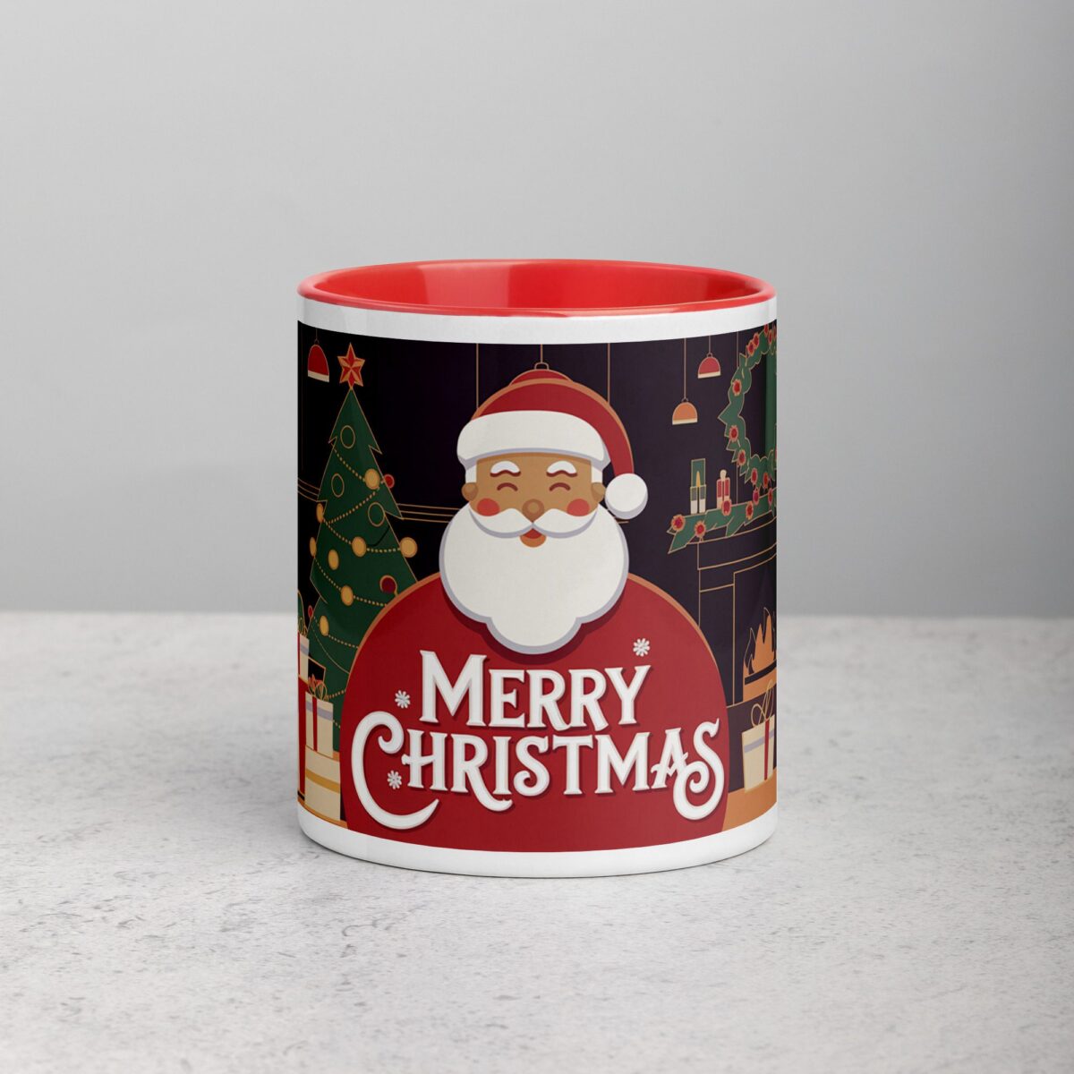 Merry Christmas Retro Coffee Mug & Tea Cup - Image 7
