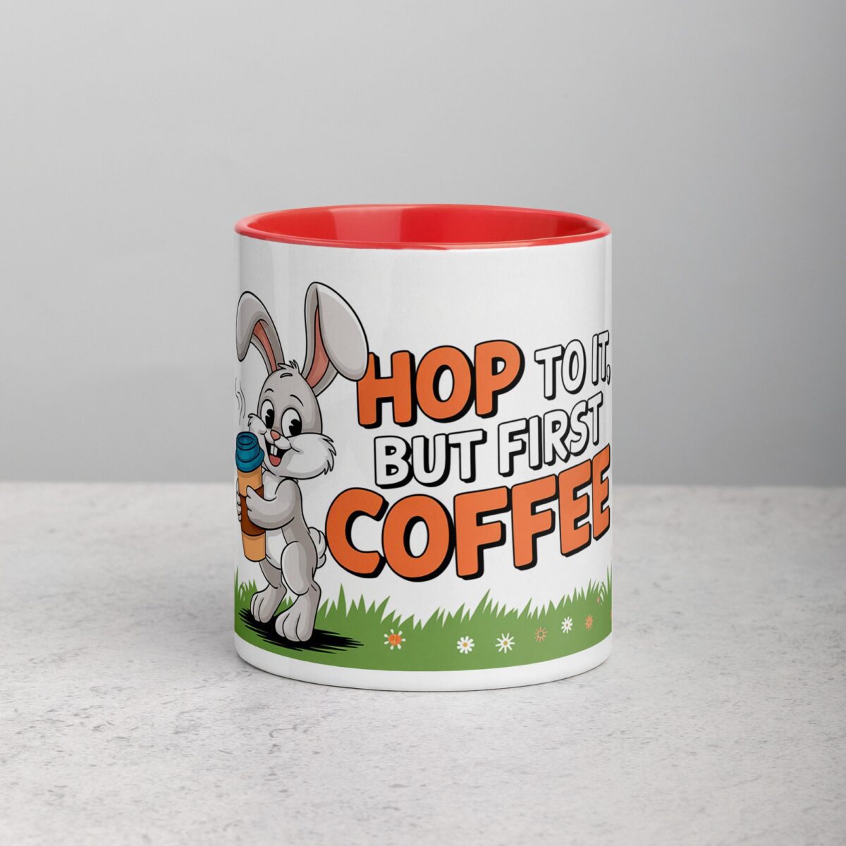 Hop To It, But First Coffee Easter Mug - Image 7