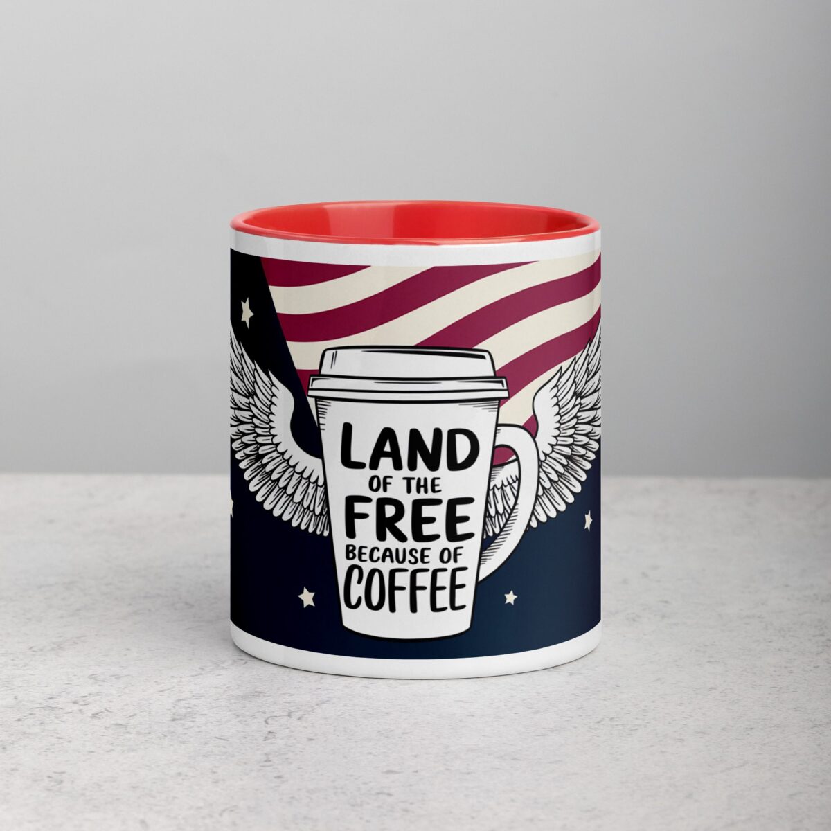 Land of the Free, Because of Coffee Mug - Image 7