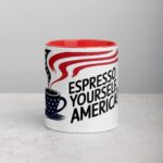 Espresso Yourself, America! Coffee Mug - Image 7