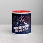 Freedom Brews Here Independence Day Mug - Image 7
