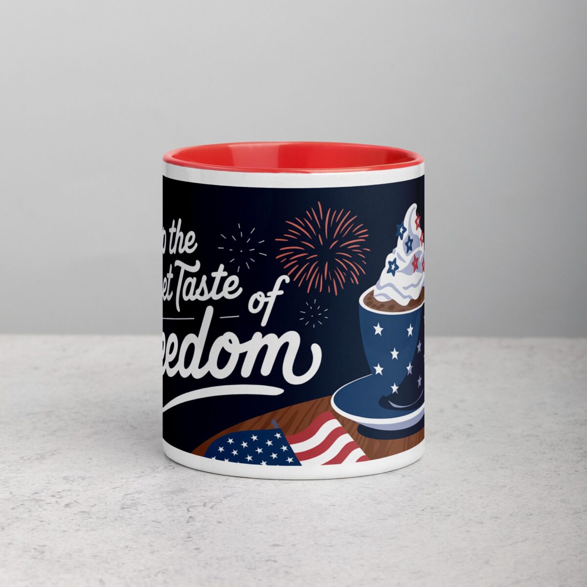 Sip the Sweet Taste of Freedom Coffee Mug - Image 7
