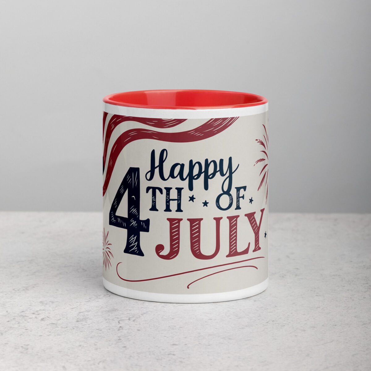 Happy 4th of July Elegant Coffee Mug - Image 7