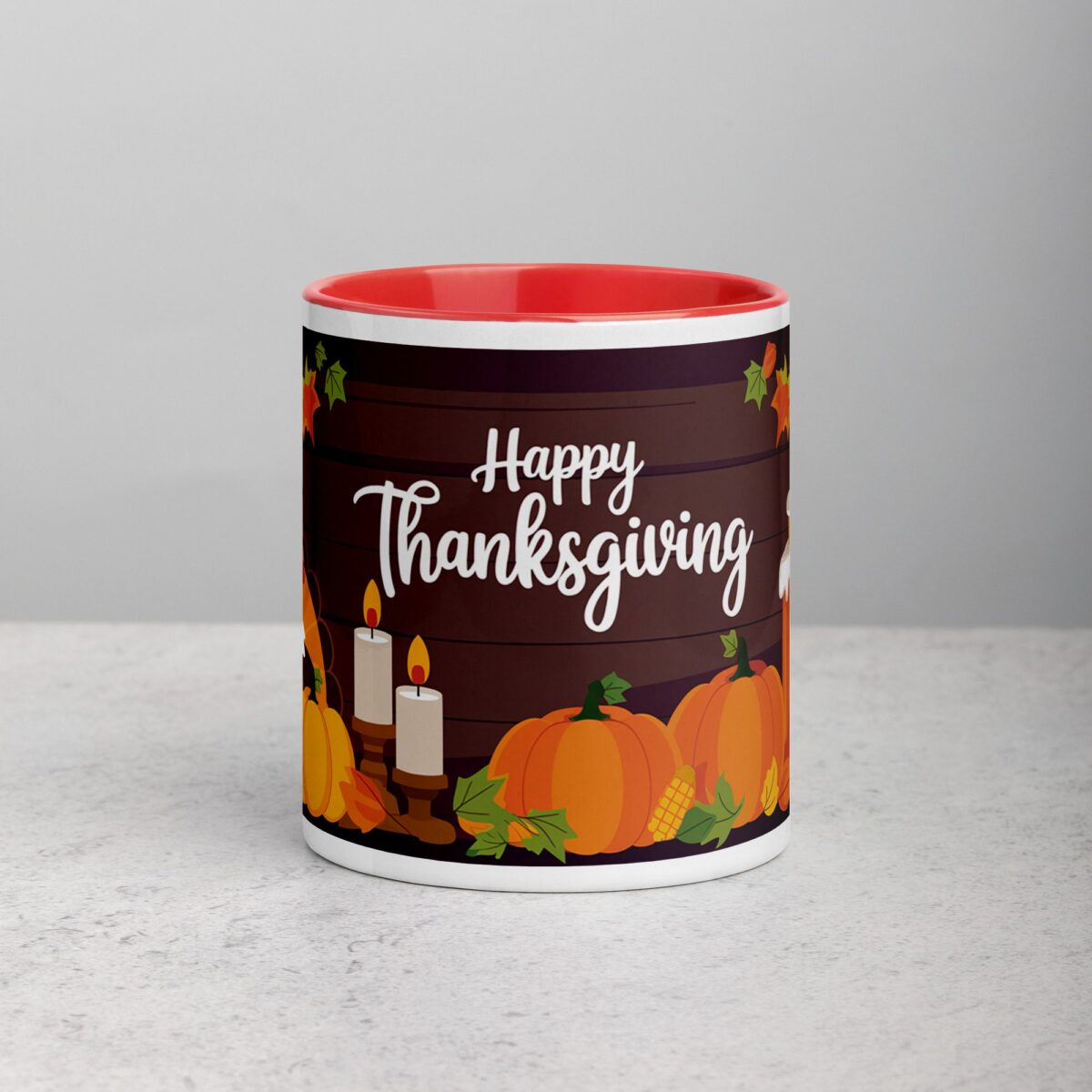 Happy Thanksgiving Elegant Coffee Mug & Tea Cup - Image 7