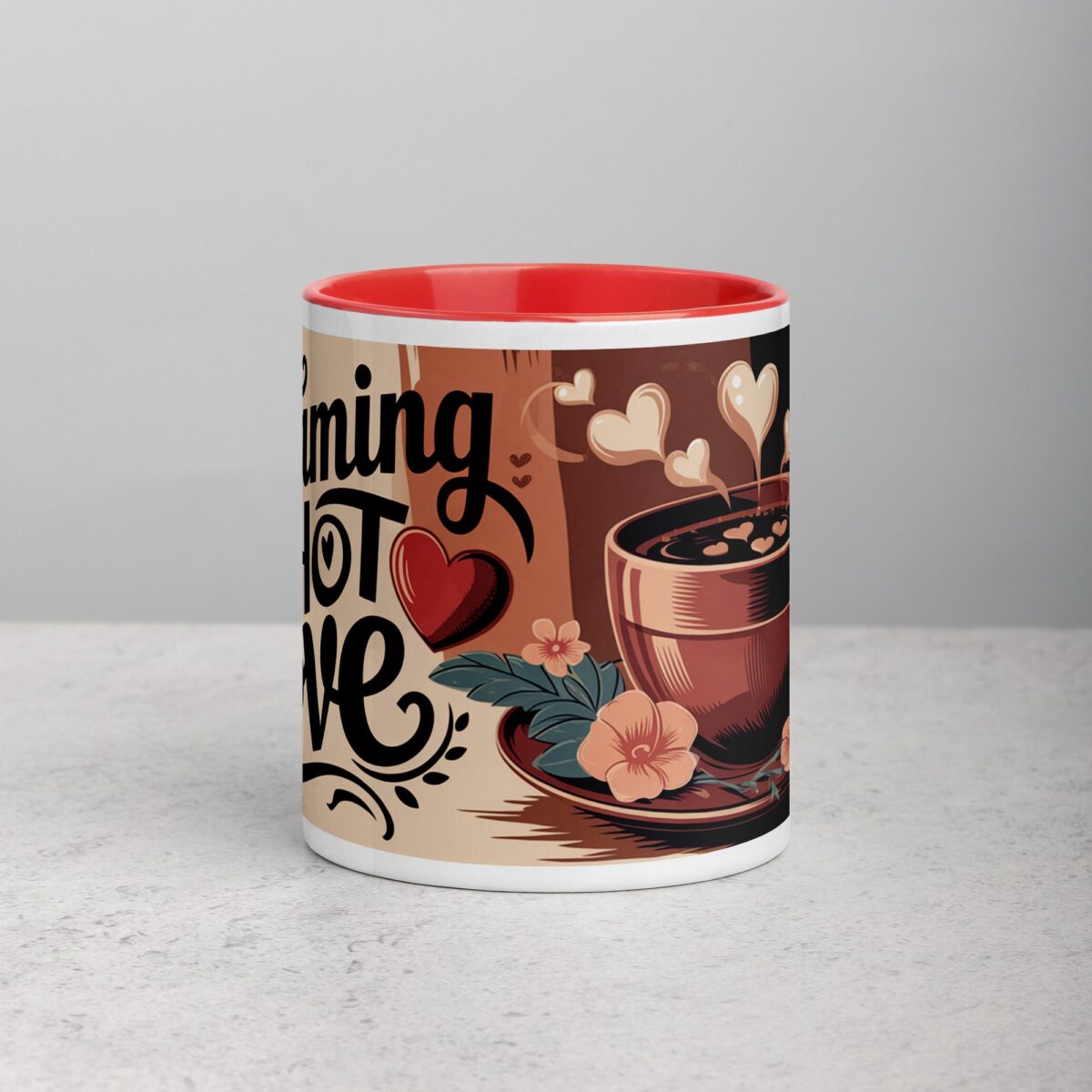 Steaming Hot Love Valentines Day Coffee Mug - Image 7