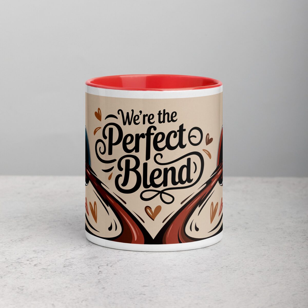 We’re the Perfect Blend Valentines Day Coffee Mug - Image 7