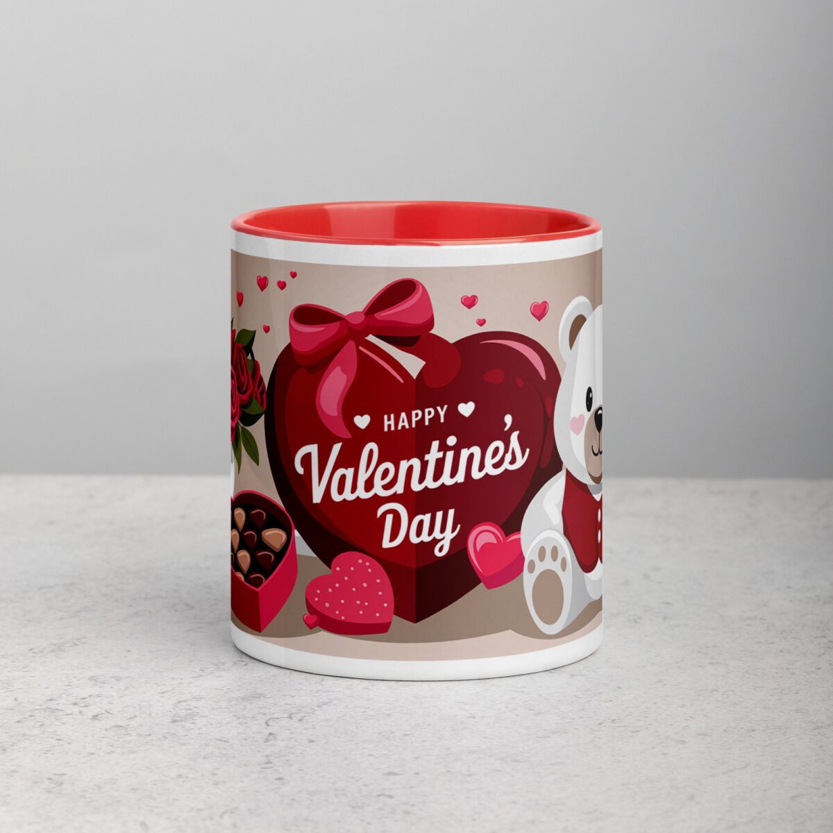 Happy Valentine's Day Sophisticated Coffee Mug - Image 7