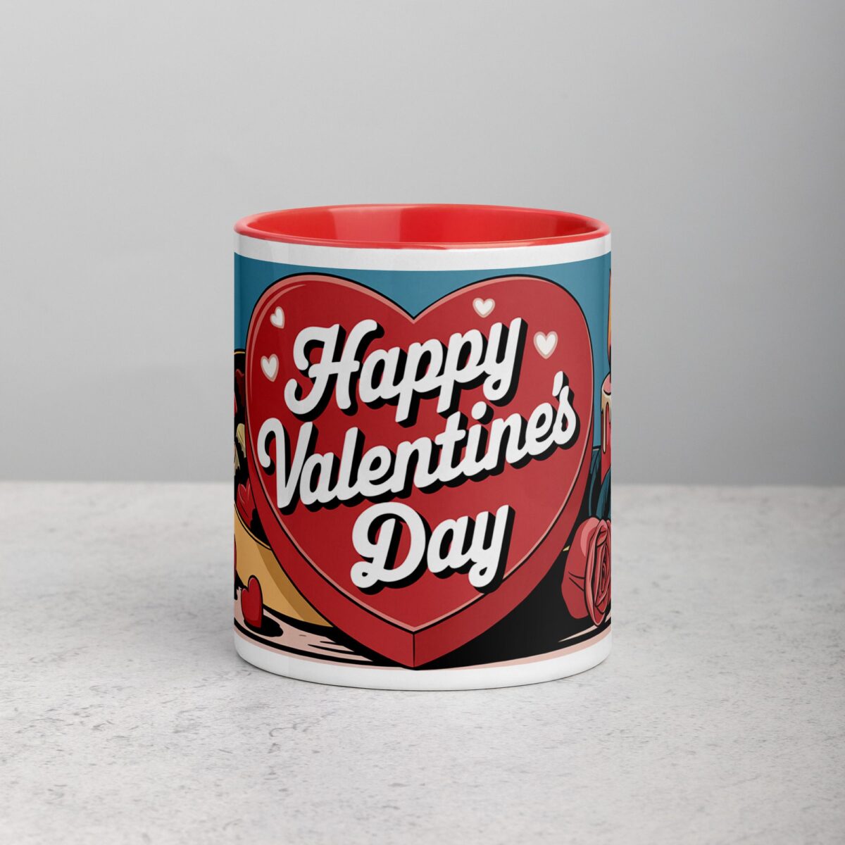 Happy Valentine's Day Retro Coffee Mug - Image 7