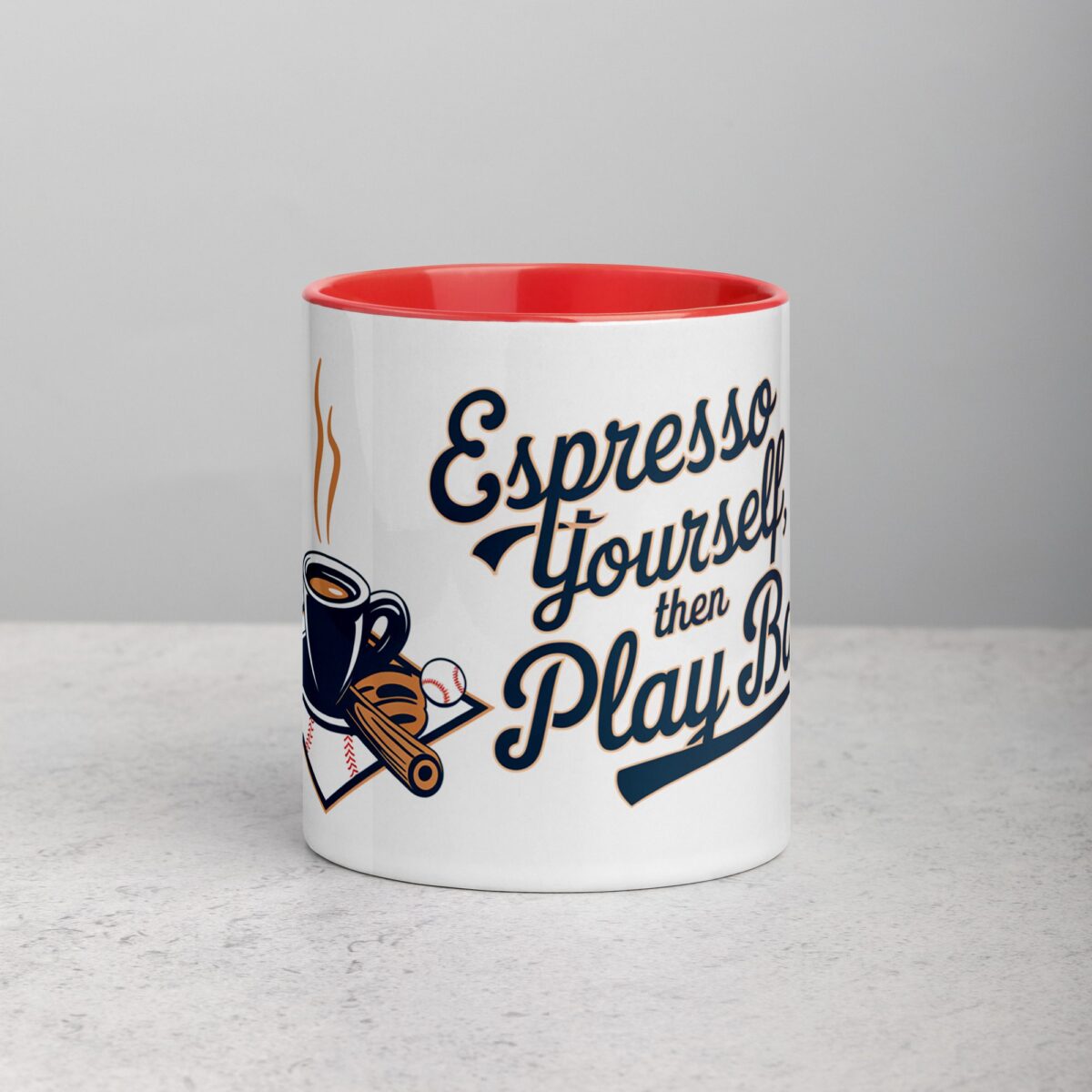 Espresso Yourself, Then Play Ball Coffee Mug & Tea Cup - Image 7