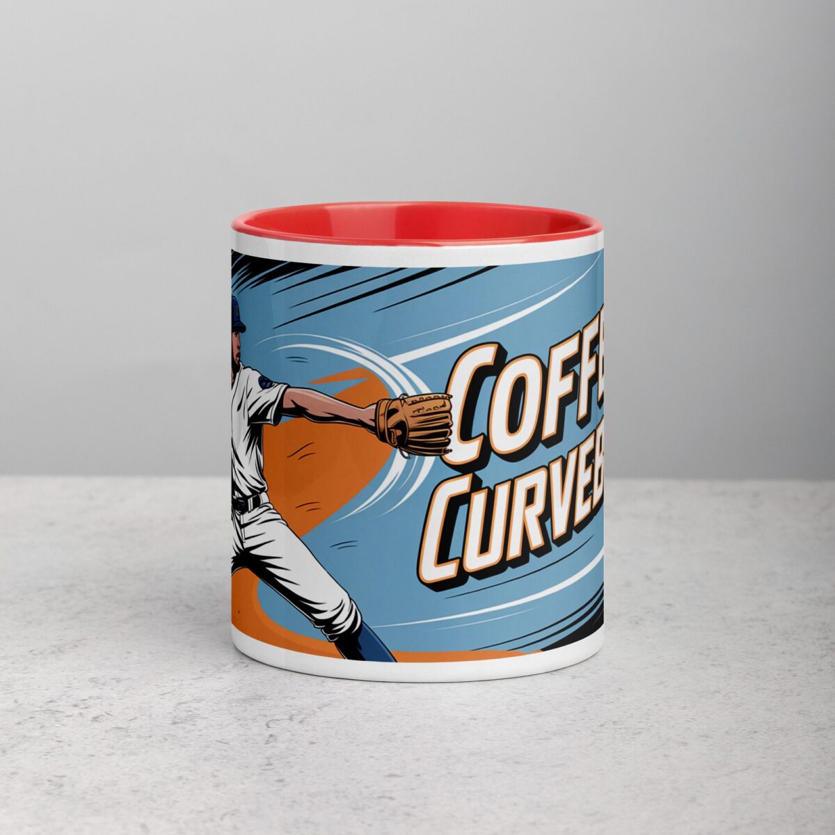 Coffee & Curveballs Baseball Mug - Image 7