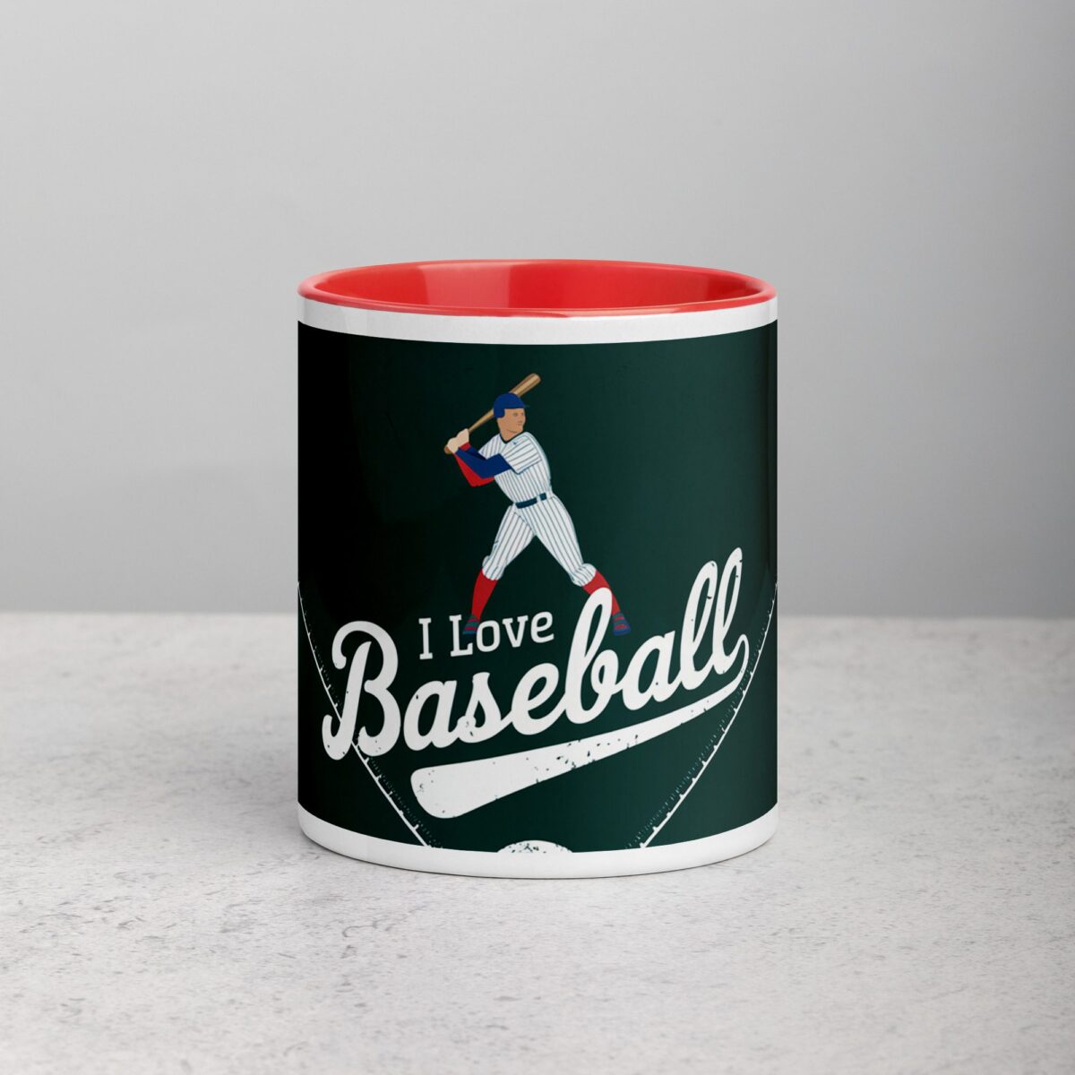 I Love Baseball Elegant Coffee Mug & Tea Cup - Image 7