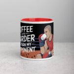 Coffee Hits Harder Than My Opponent Boxing Mug - Image 7