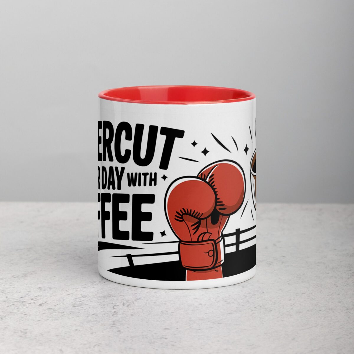 Uppercut Your Day with Coffee Boxing Mug - Image 7