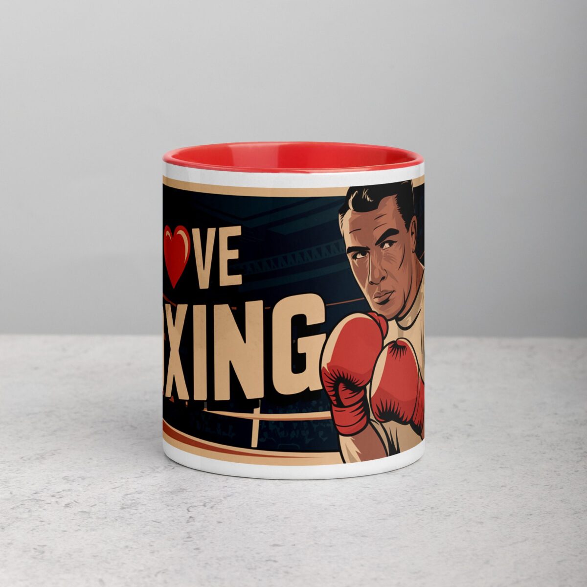 I Love Boxing Retro Coffee Mug & Tea Cup - Image 7