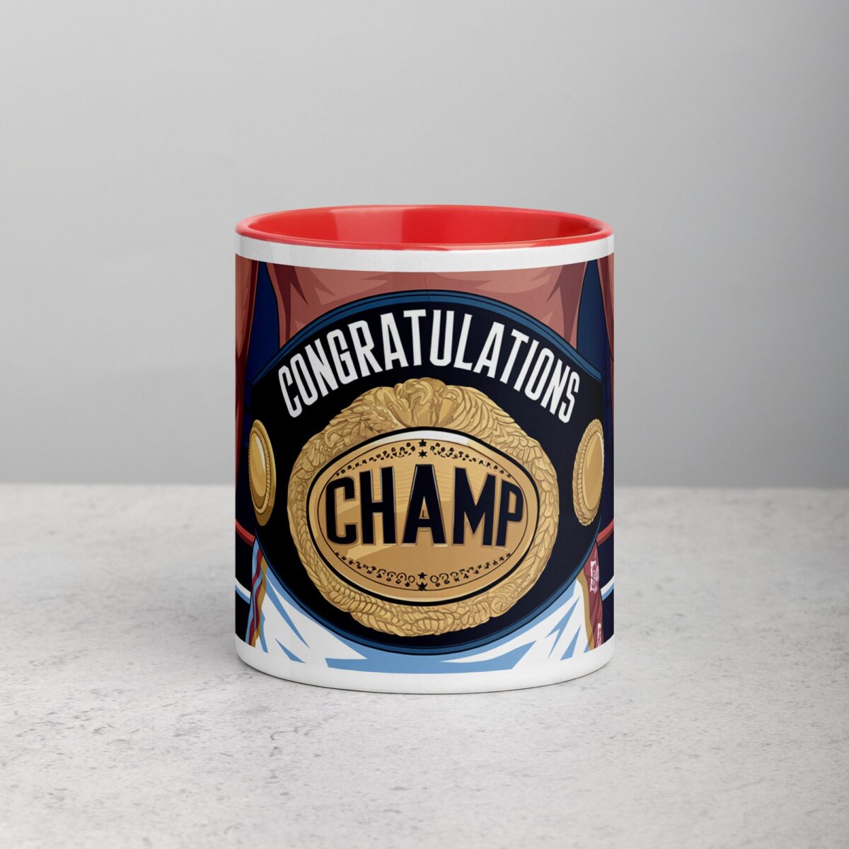 Congratulations Champ Boxing Coffee Mug & Tea Cup - Image 7