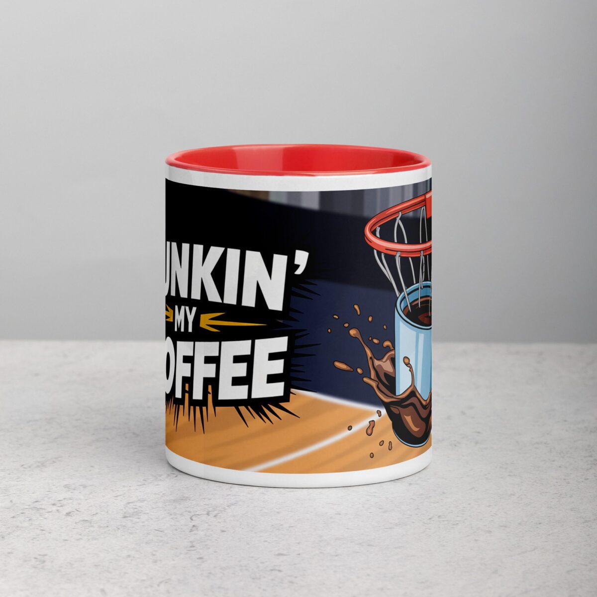 Dunkin' My Coffee Basketball Mug - Image 7