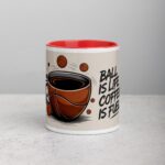 Ball is Life, Coffee is Fuel Basketball Mug - Image 7