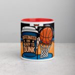 Caffeinated and Ready to Dunk Basketball Mug - Image 7