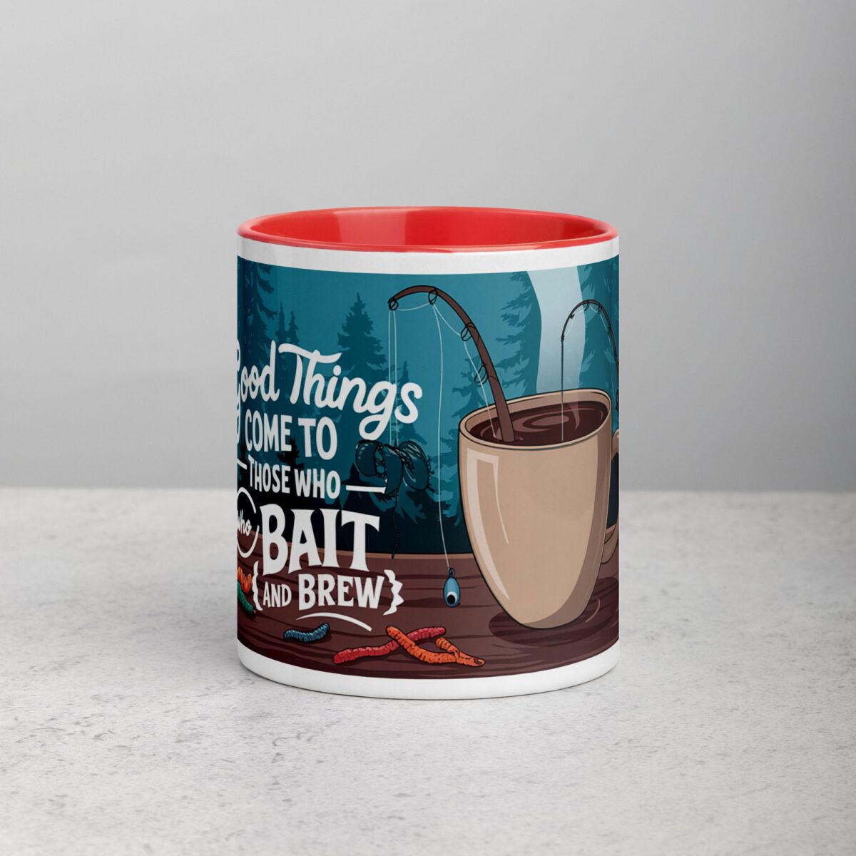 Good Things Come to Those Who Bait (and Brew) Coffee Mug - Image 7