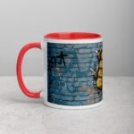 Honeycomb Bee Graffiti Coffee Mug & Tea Cup - Image 8