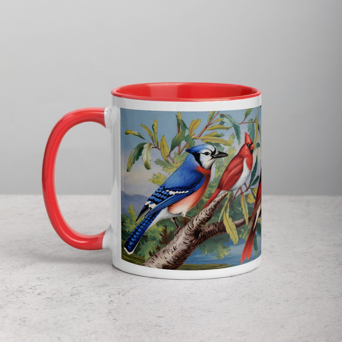 Bird on a Branch Coffee Mug & Tea Cup - Image 8