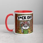 Bunny Rabbit Middle Finger Coffee Mug & Tea Cup - Image 8