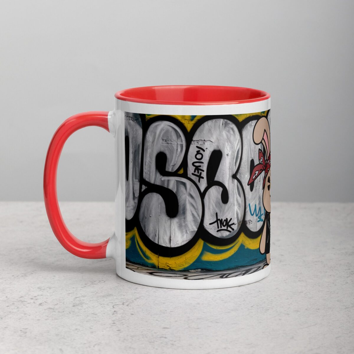 Thug Life Gangster Bunny Rabbit Coffee Mug & Tea Cup - Image 8