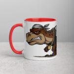 Thug Life Gangster Dinosaur Coffee Mug & Tea Cup - Image 8