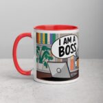 Cat I am a Boss Coffee Mug & Tea Cup - Image 8