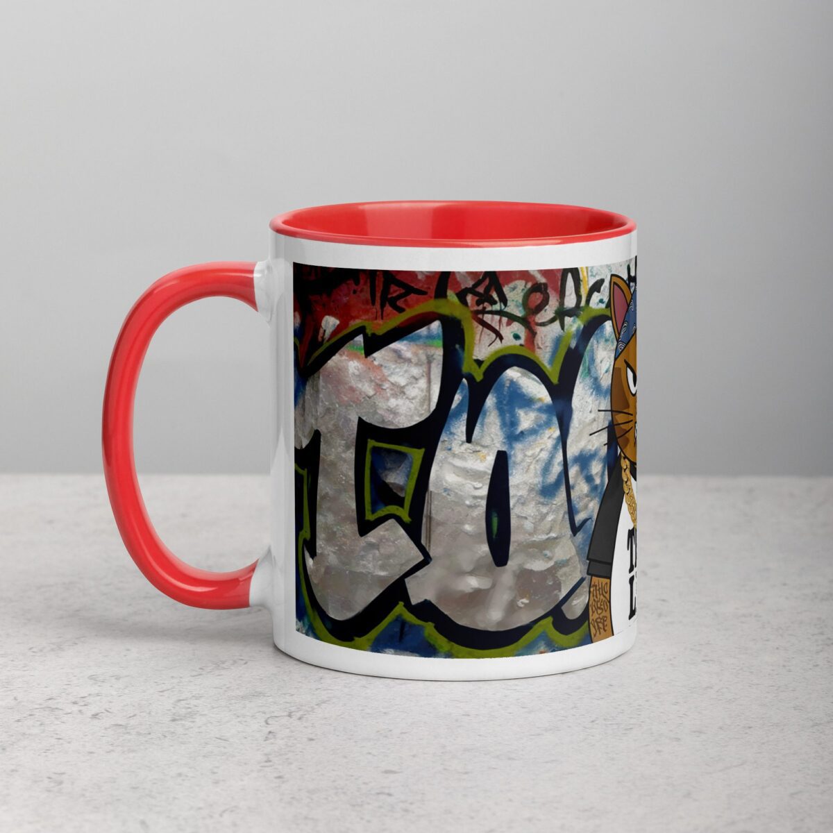 Thug Life Gangster Cat Coffee Mug & Tea Cup - Image 8