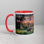 Elephant Jungle Sunset Coffee Mug & Tea Cup - Image 8