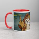 Middle Finger Fish Coffee Mug & Tea Cup - Image 8