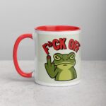 Middle Finger Frog Coffee Mug & Tea Cup - Image 8