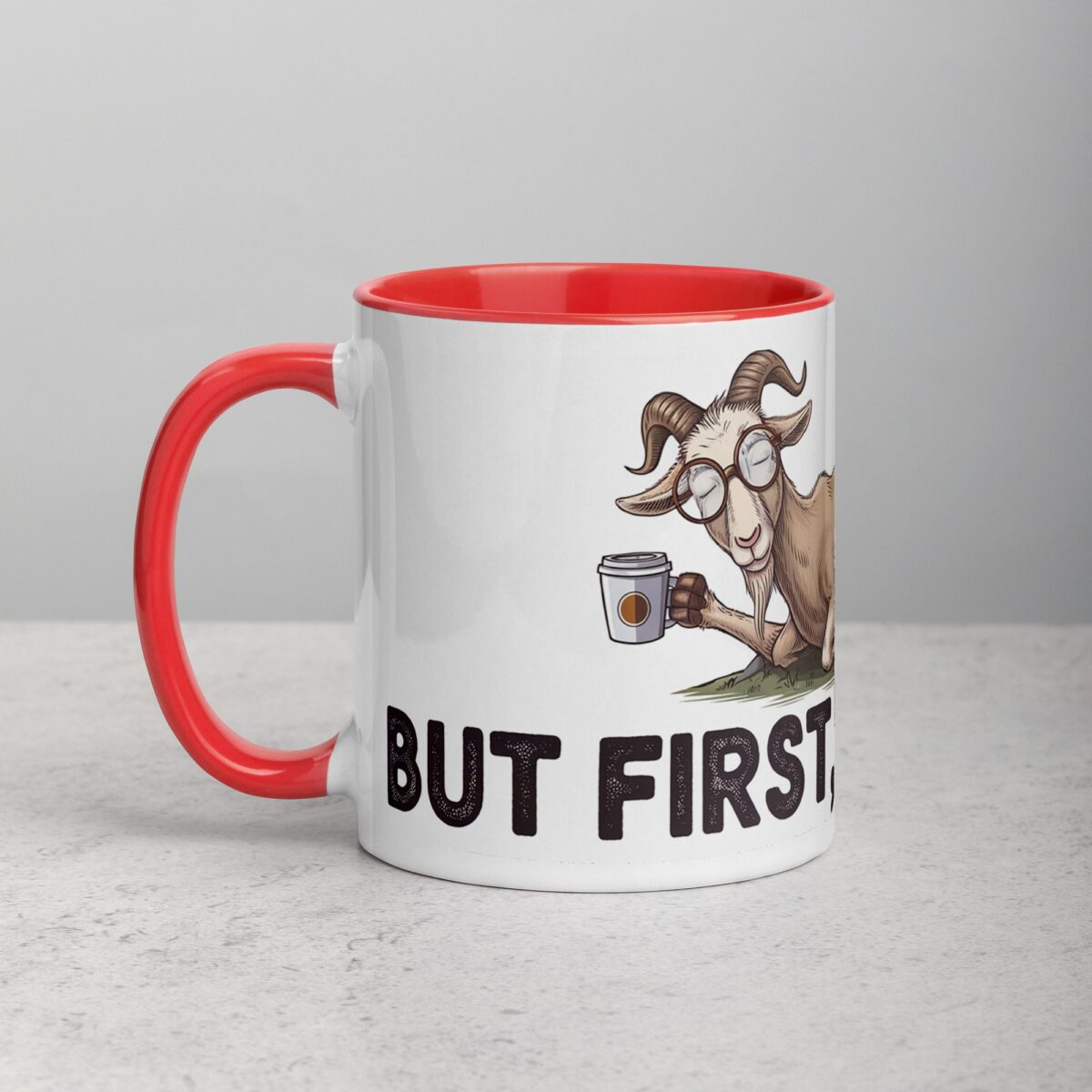 But First Goatfee Coffee Mug - Image 8