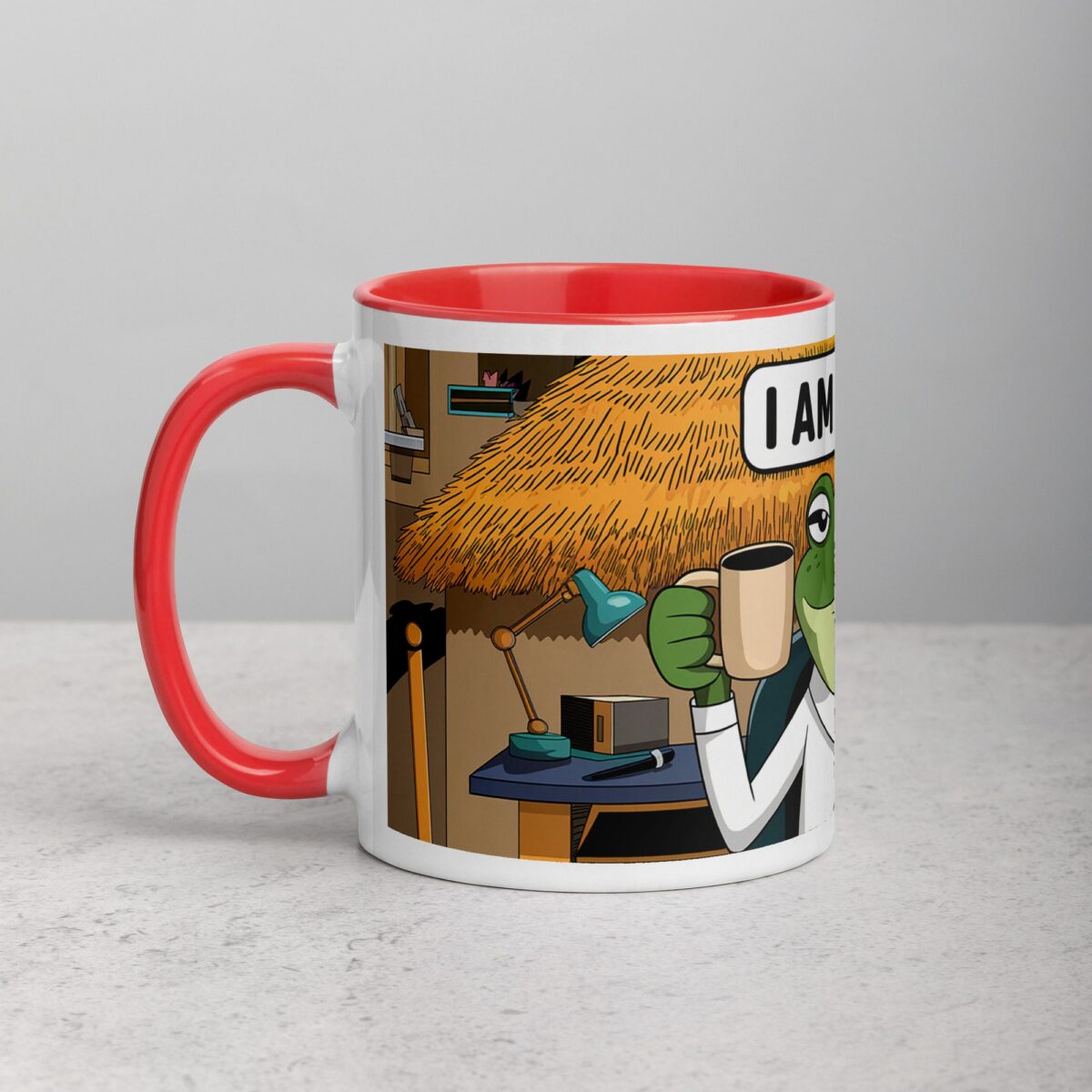 I am a Boss Frog Coffee Mug & Tea Cup - Image 8