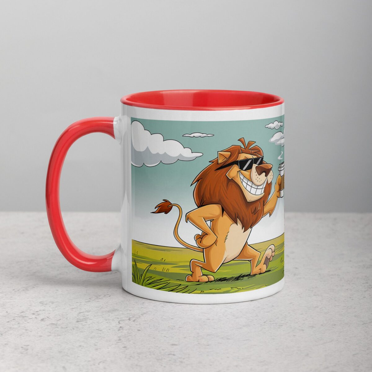 Feline Roarsome Lion Coffee Mug - Image 9