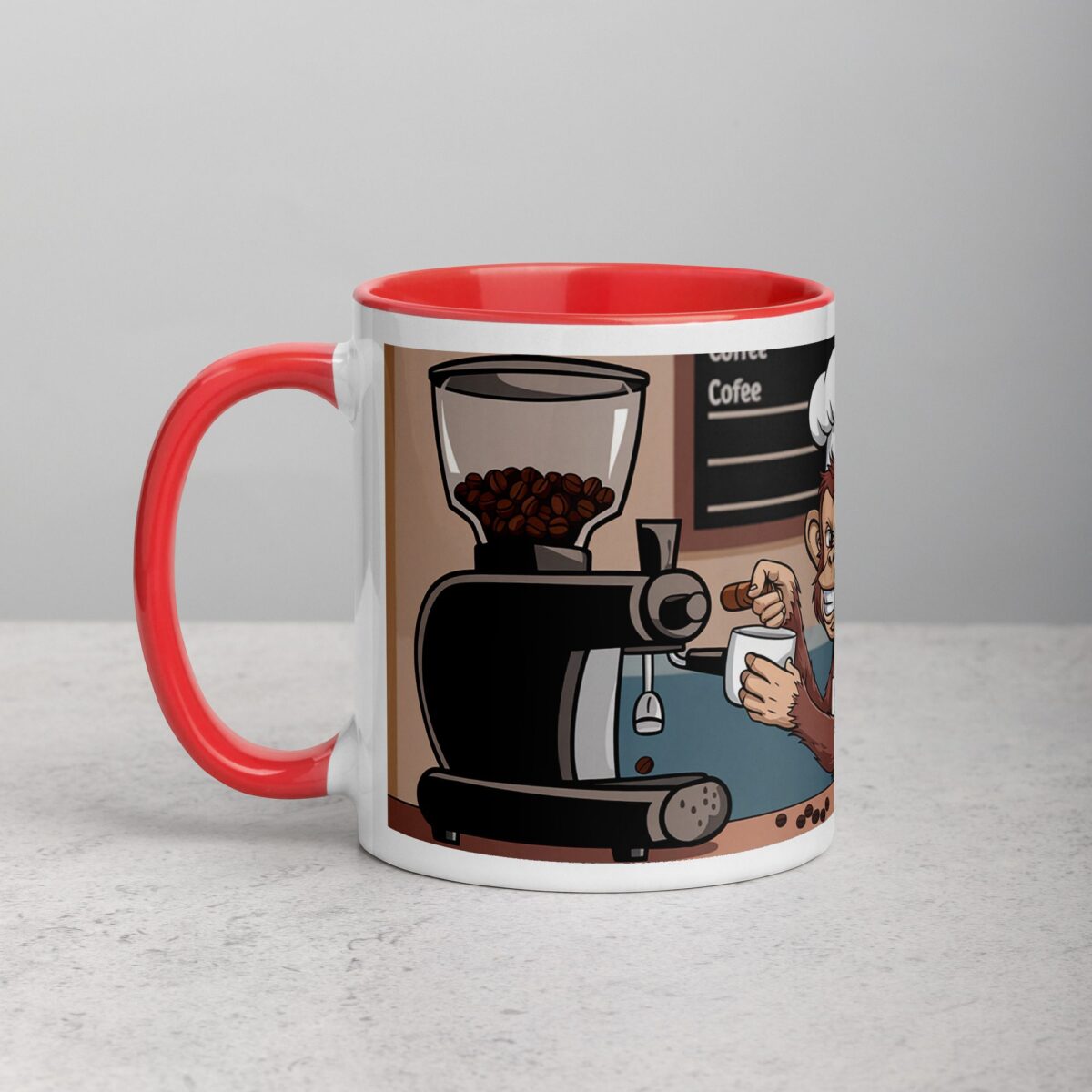 Monkey See Monkey Brew Coffee Mug - Image 8