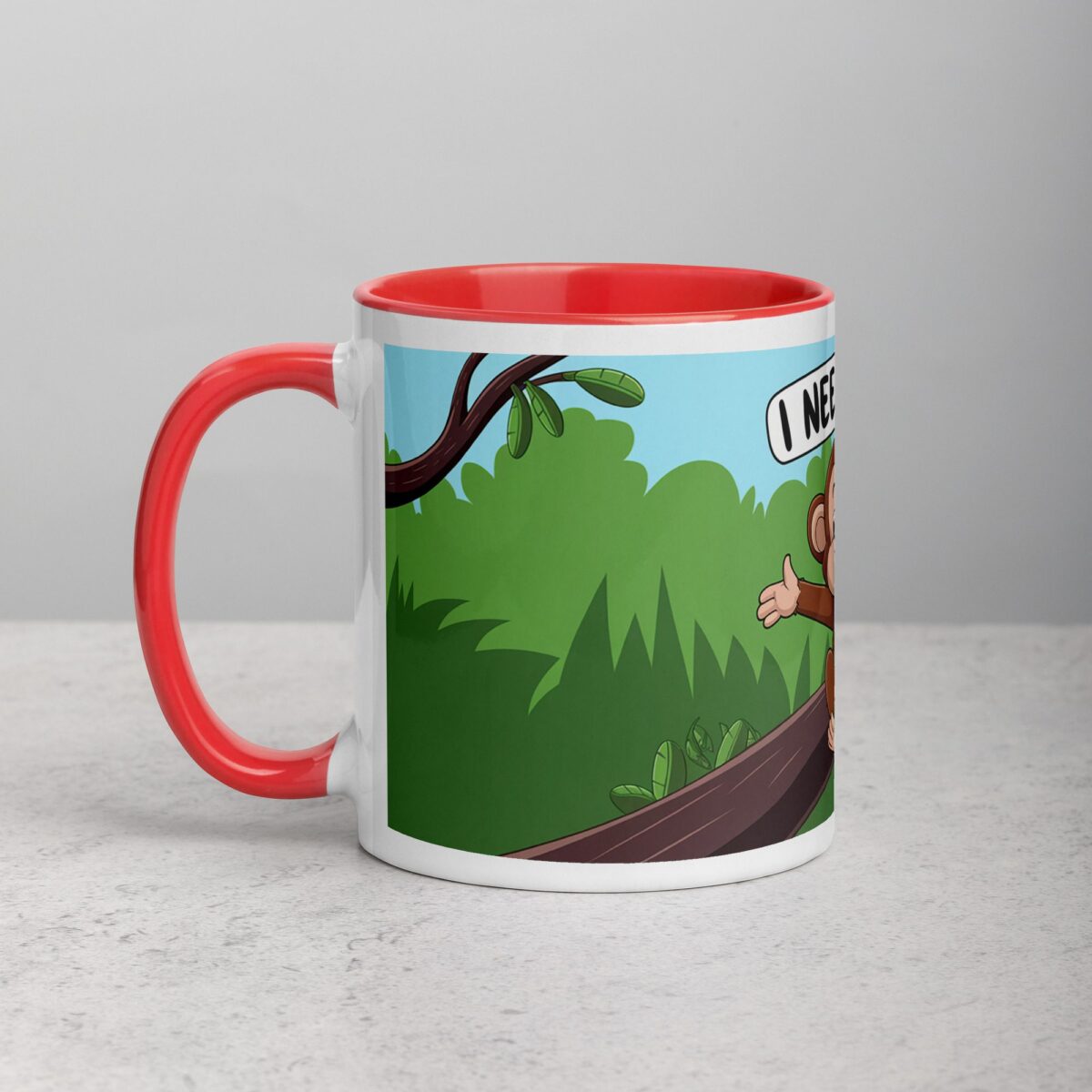 I Need a Hug Monkey Coffee Mug & Tea Cup - Image 8