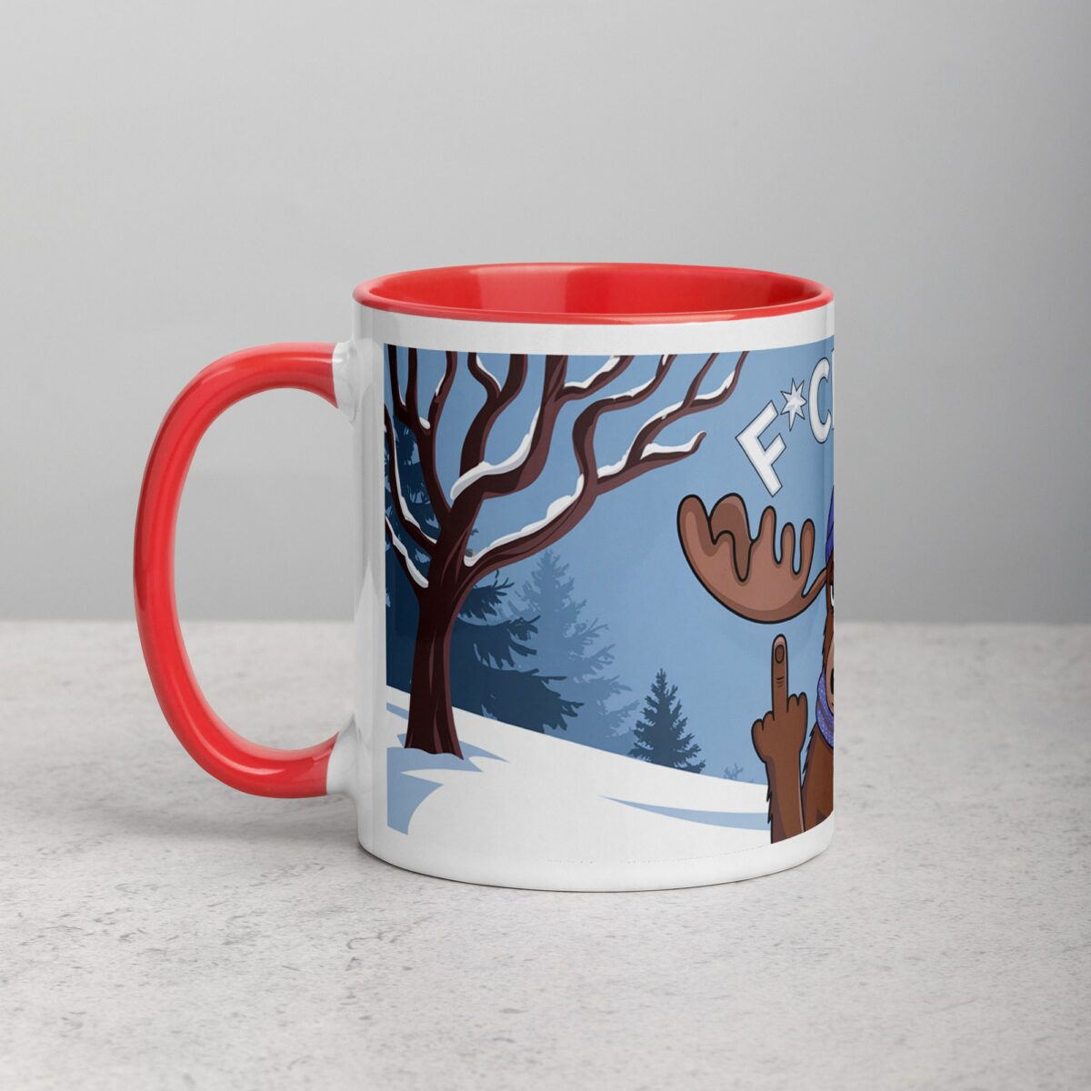 Middle Finger Moose Coffee Mug & Tea Cup - Image 8