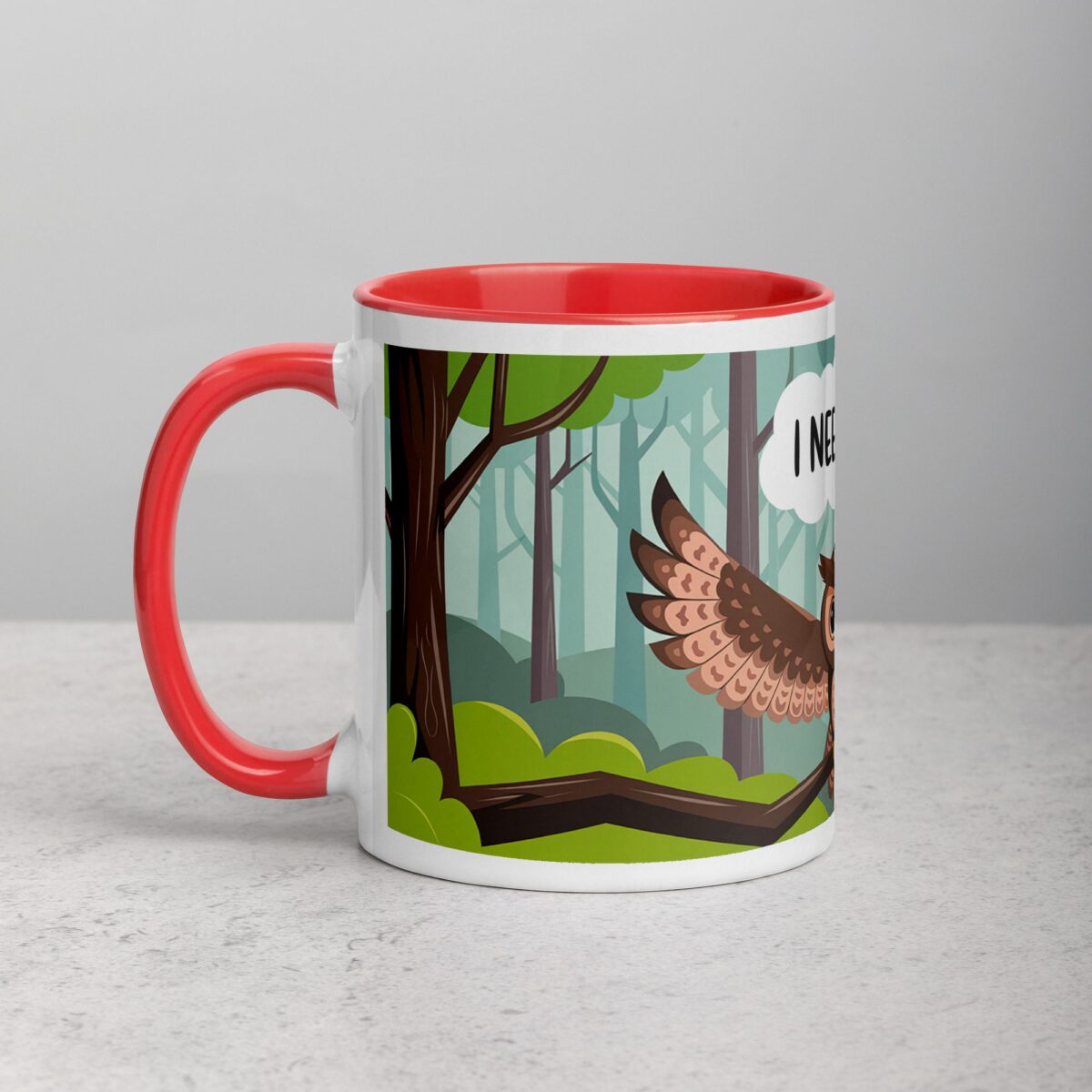 I Need a Hug Owl Coffee Mug & Tea Cup - Image 8