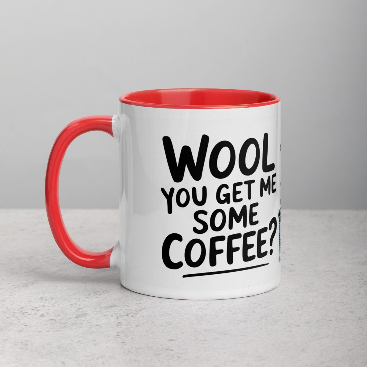 Wool You Get Me Some Coffee? Sheep Mug - Image 8