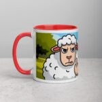 Middle Finger Sheep Coffee Mug & Tea Cup - Image 8
