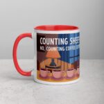 Counting Sheep? No, Counting Coffee Cups Mug - Image 8