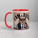 I am a Boss Owl Coffee Mug & Tea Cup - Image 8